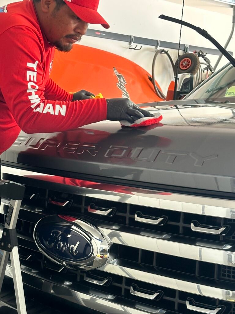 Our Detailing Team at Work Fast Clean Mobile Detailing LLC team providing service in Santa Cruz