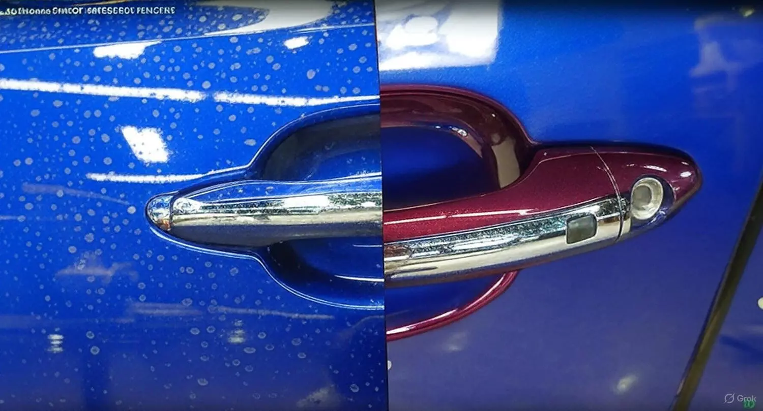 Expert paint correction and water spot removal in Seaside, CA by Jesus Gonzalez of Fast Clean Mobile Detailing.